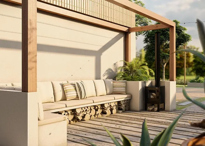 Poolside Escape With Sauna بيت للعطل